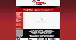 Desktop Screenshot of hamburgsupply.com