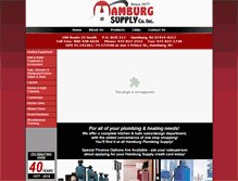 Tablet Screenshot of hamburgsupply.com